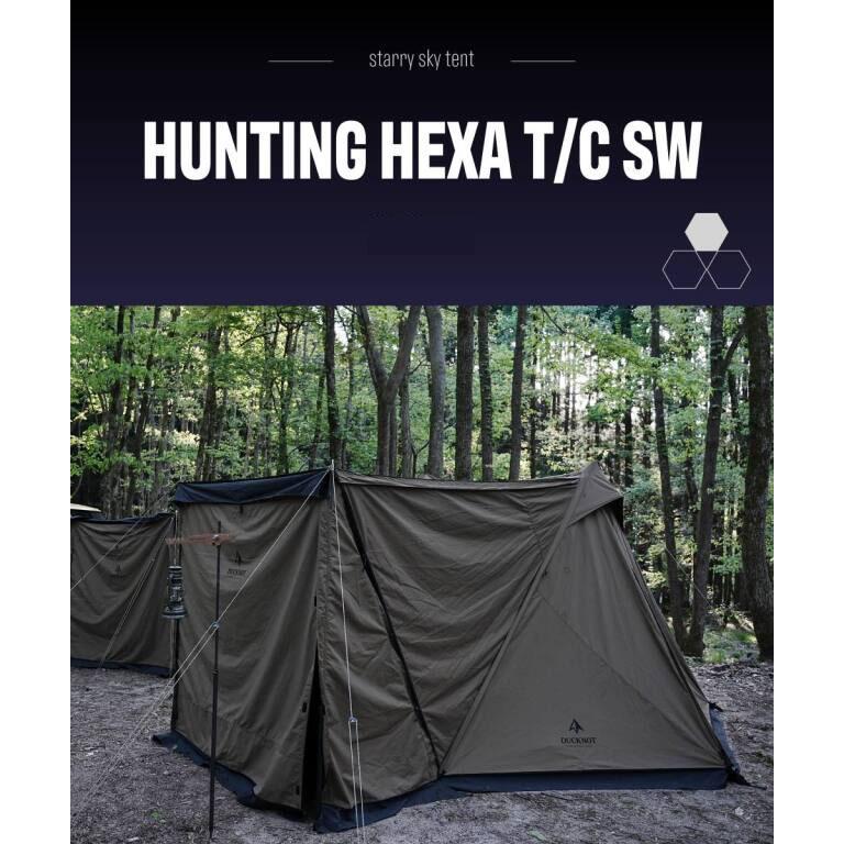 DUCKNOT ハンティングヘキサT/C SW2022 OD インナーテント付き 50%OFF
