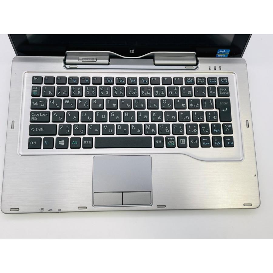 arrows Tab 富士通 ARROWS Q702/G 中古 タブレットPC キーボード付