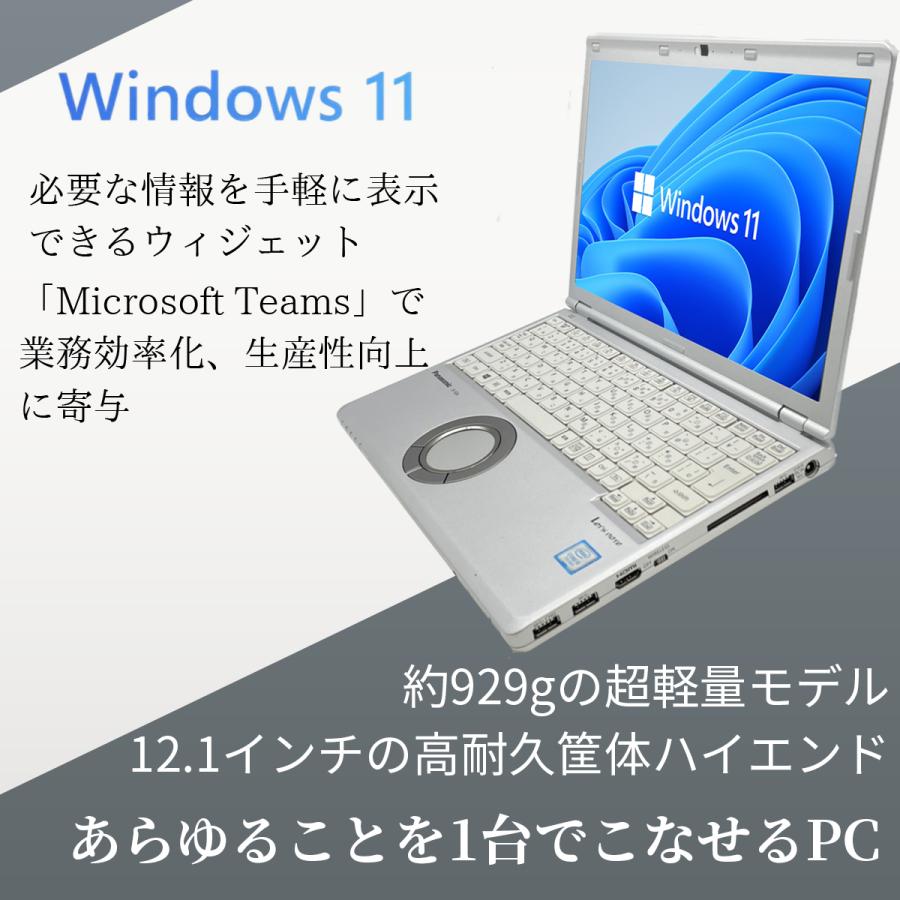 Let's note SZ Windows11 ノートパソコン 中古 Note Panasonic CF-SZ6