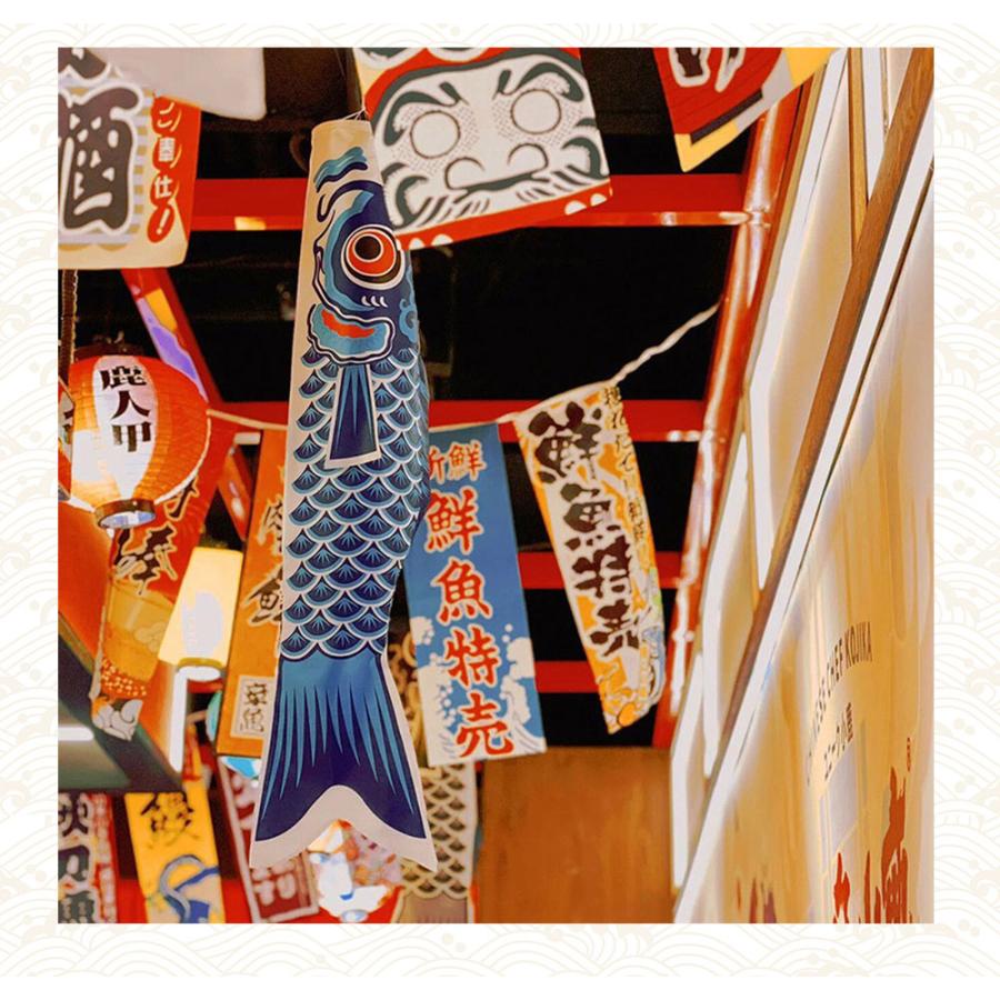 子供の日【鯉のぼり3個＋1.4m吹流し付き】ファミリーセット 鯉のぼり