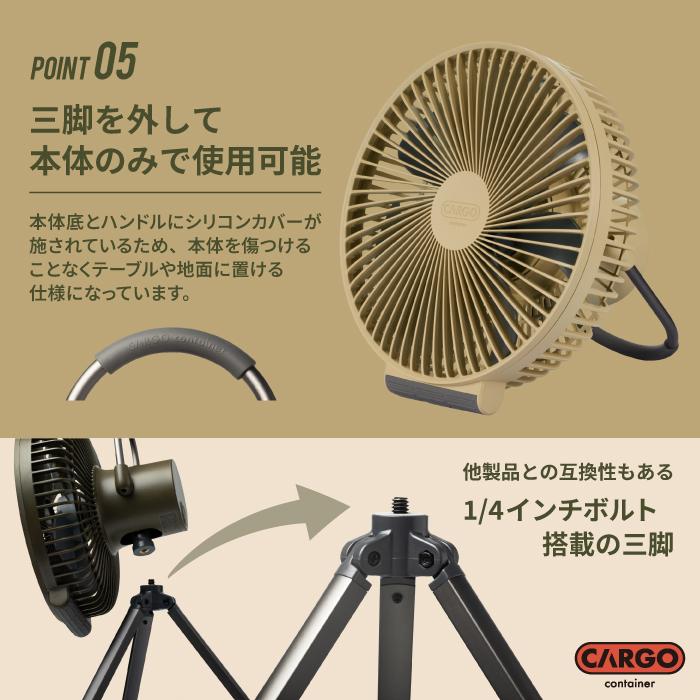 カーゴコンテナ CCデュアルファン Lサイズ CARGO CONTAINER 扇風機