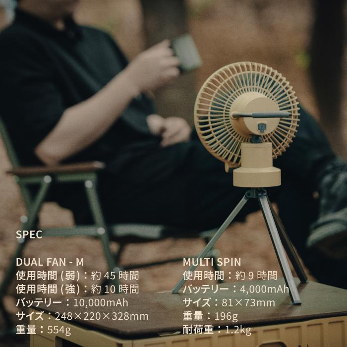 カーゴコンテナ CCデュアルファン CCマルチスピン 同色セット CARGO