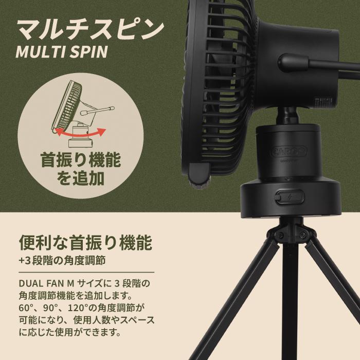 カーゴコンテナ CCデュアルファン CCマルチスピン 同色セット CARGO