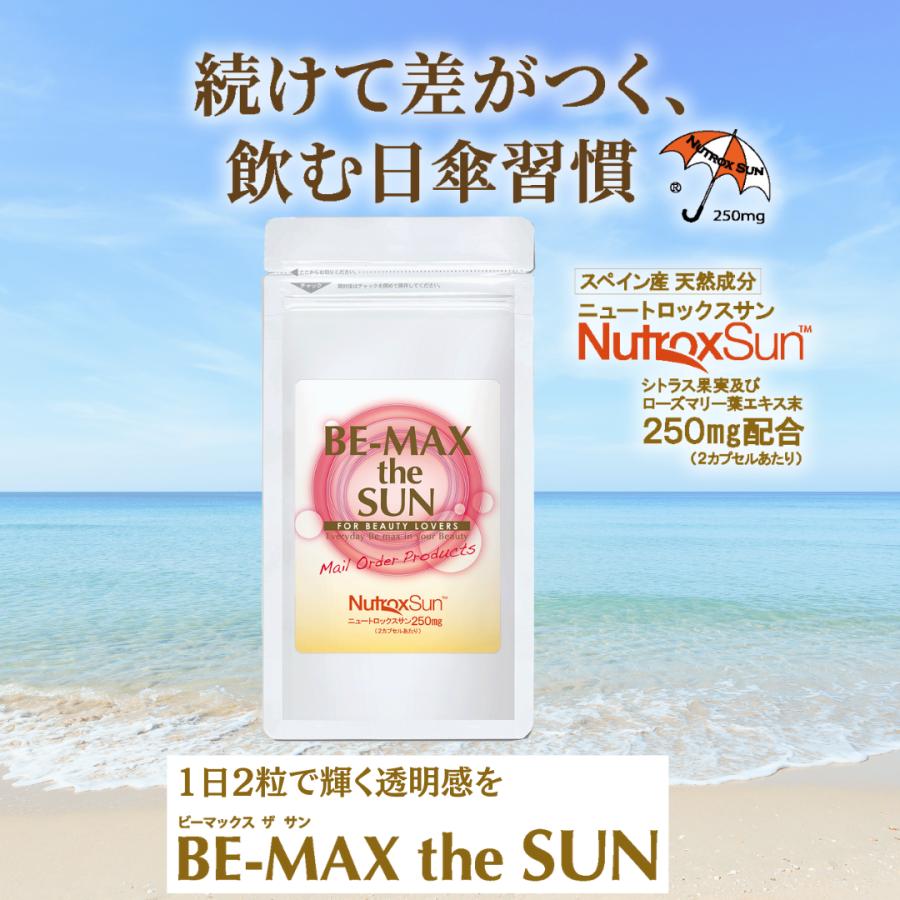 紫外線対策 メール便送料無料 飲む日傘 サプリ BE-MAX the SUN ビー
