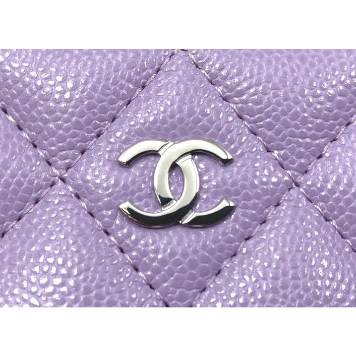 CHANEL（シャネル） カードケース フラグメントケース AP3179 パープル