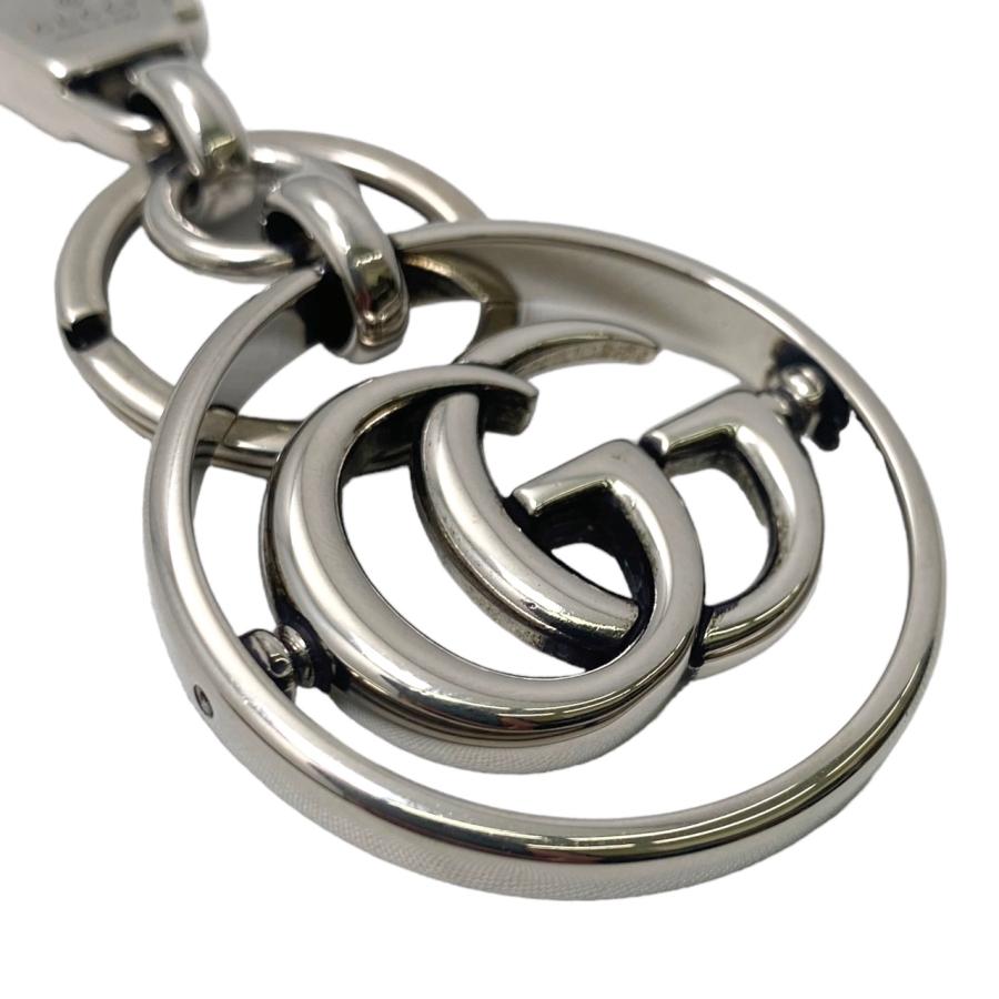 GUCCI（グッチ） キーホルダー ダブルGキーチェーン 752067 パラジウム