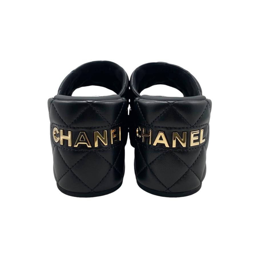CHANEL（シャネル） 厚底サンダル マトラッセ ココマーク 37サイズ
