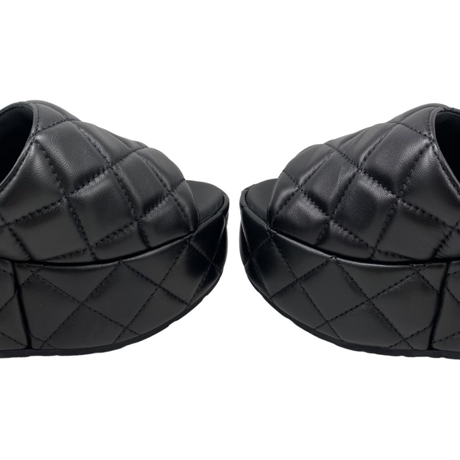 CHANEL（シャネル） 厚底サンダル マトラッセ ココマーク 37サイズ