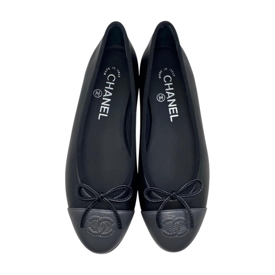 CHANEL（シャネル） パンプス ココマーク リボン バレリーナシューズ