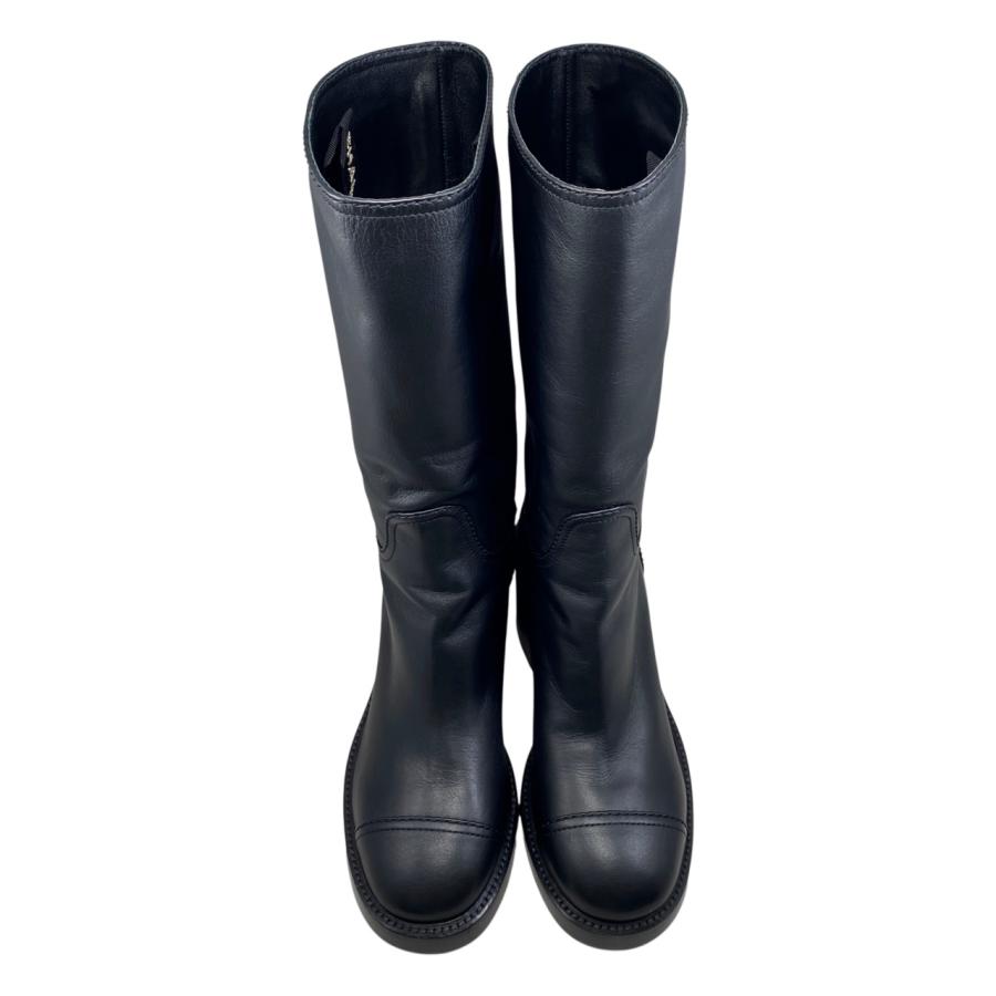 CHANEL（シャネル） ロングブーツ ココマーク G39614 37サイズ レザー