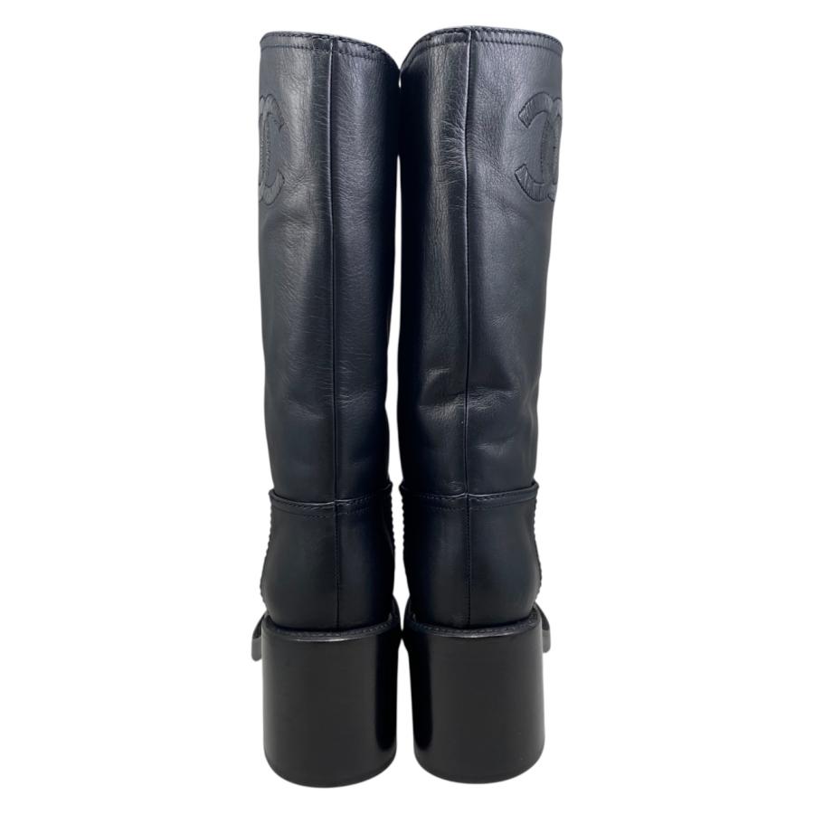 CHANEL（シャネル） ロングブーツ ココマーク G39614 37サイズ レザー