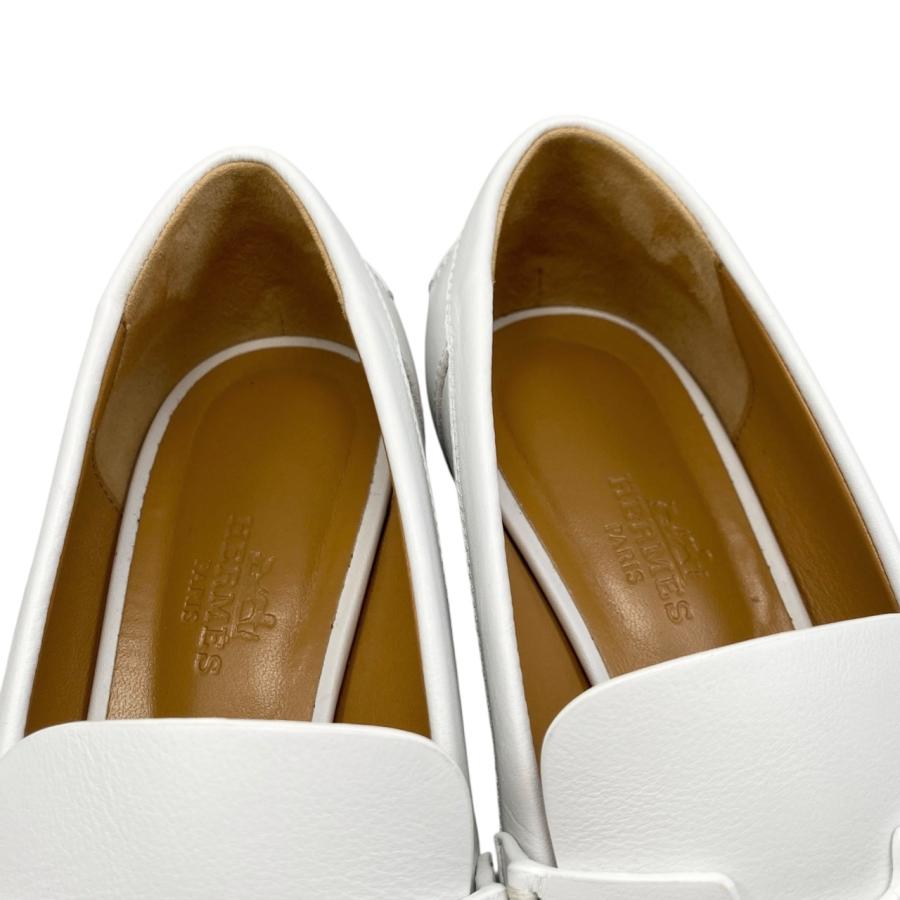 HERMES（エルメス） パンプス グロリアス Hロゴ 35サイズ レザー