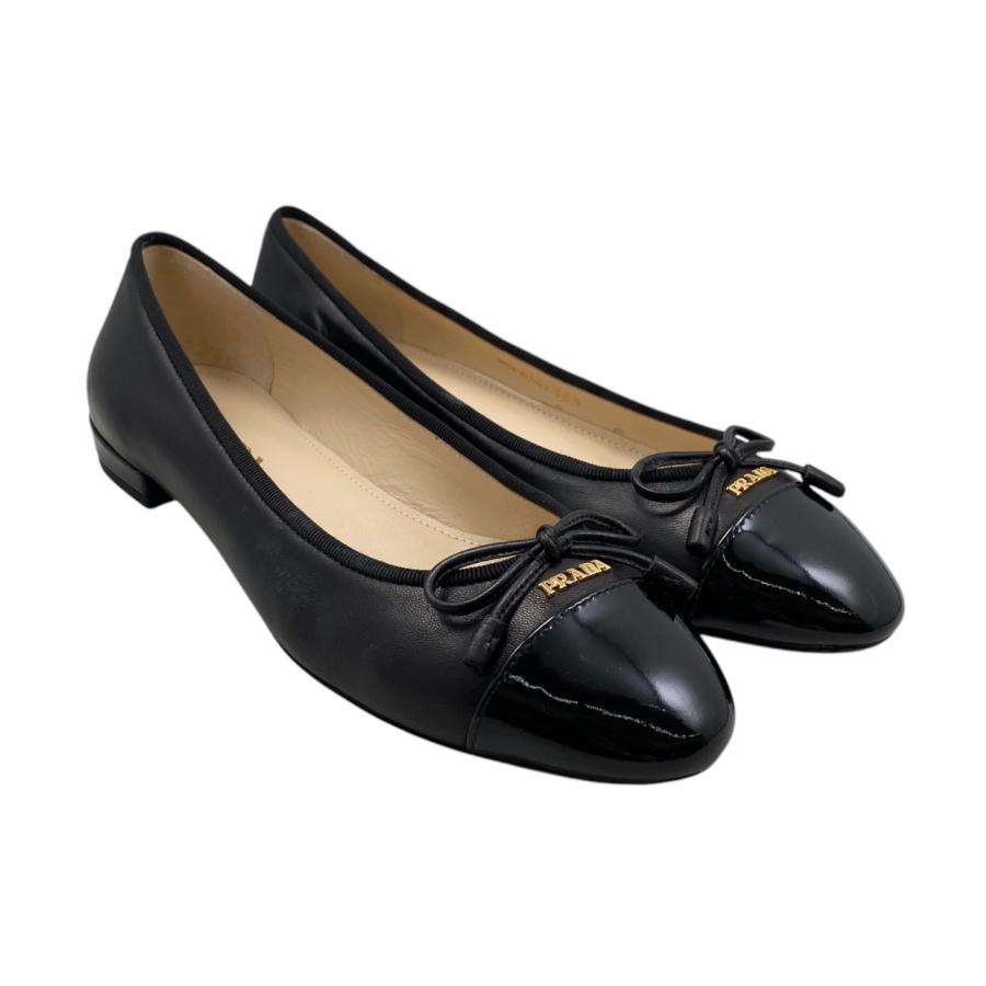PRADA（プラダ） パンプス バレリーナ フラットシューズ 1F889D 36 1/2