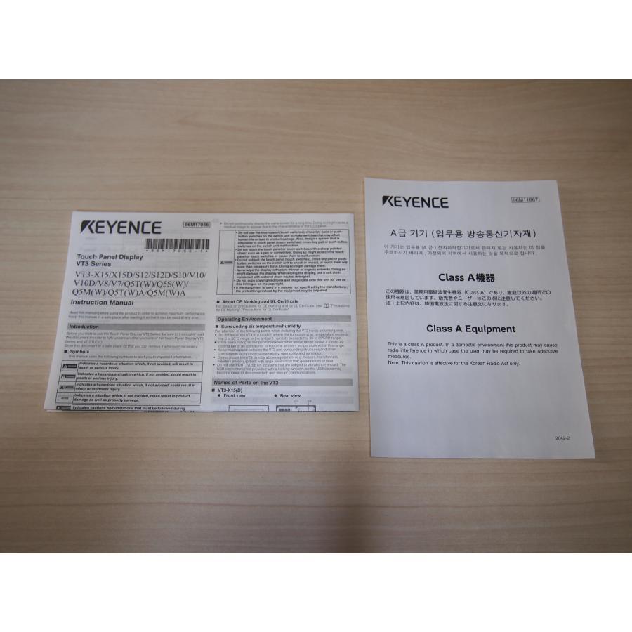 新品☆送料無料】KEYENCE キーエンス VT3-Q5TA 5型 QVGA TFTカラー