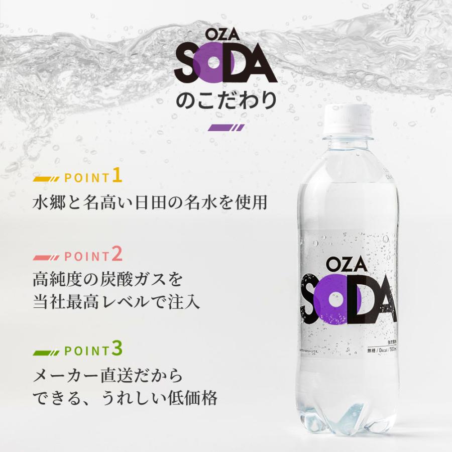 LIFEDRINK（ライフドリンク） 強炭酸水 シリカ【 OZA SODA 48本