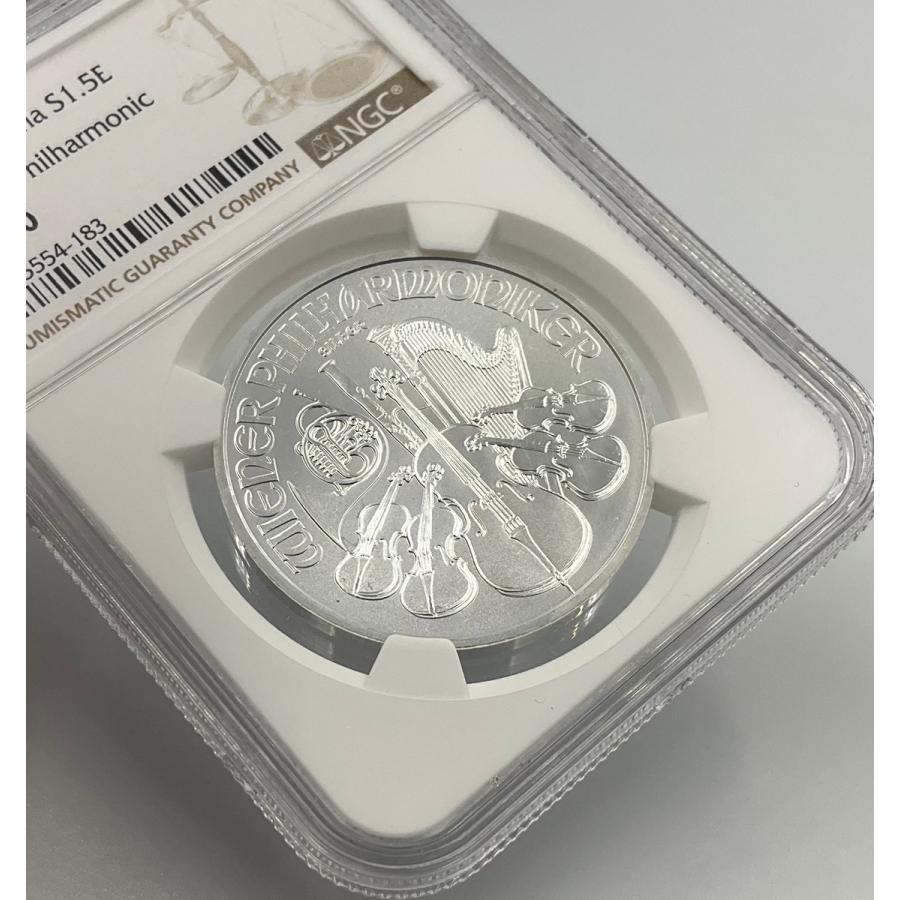 2025年 オーストリア ウィーンフィル 1.5ユーロ 1オンス 銀貨 NGC社