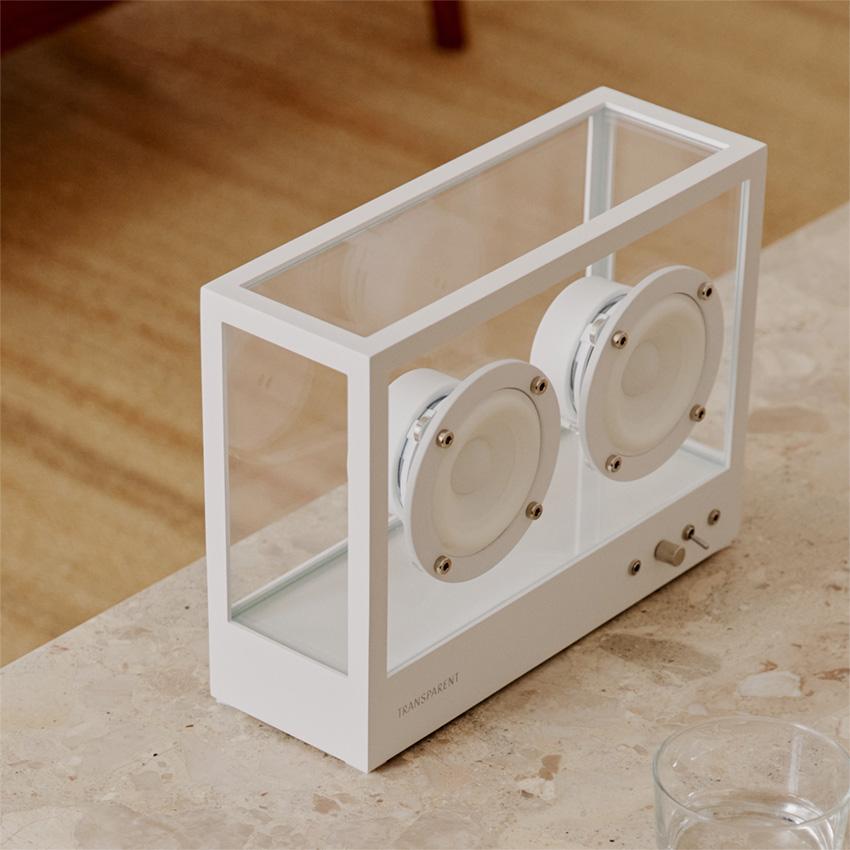 TRANSPARENT SOUND スピーカー bluetooth SMALL TRANSPARENT SPEAKER