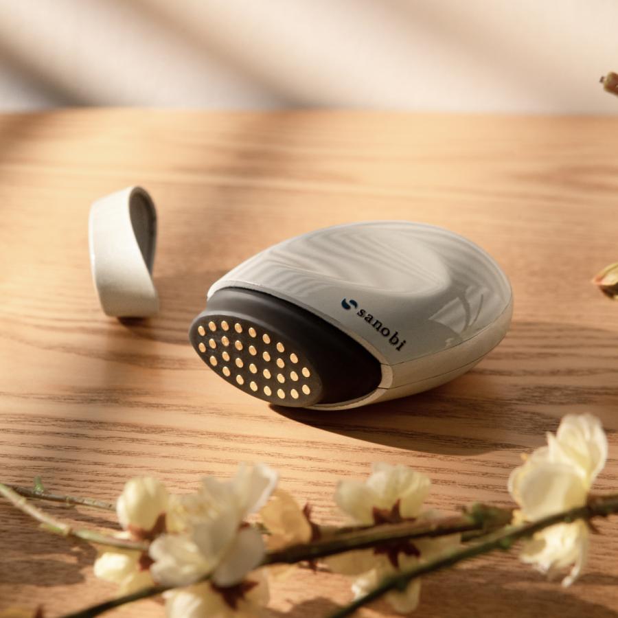 sanobi スタンプリフトフェザー ミルキーホワイト BL-SA1 小型美顔器