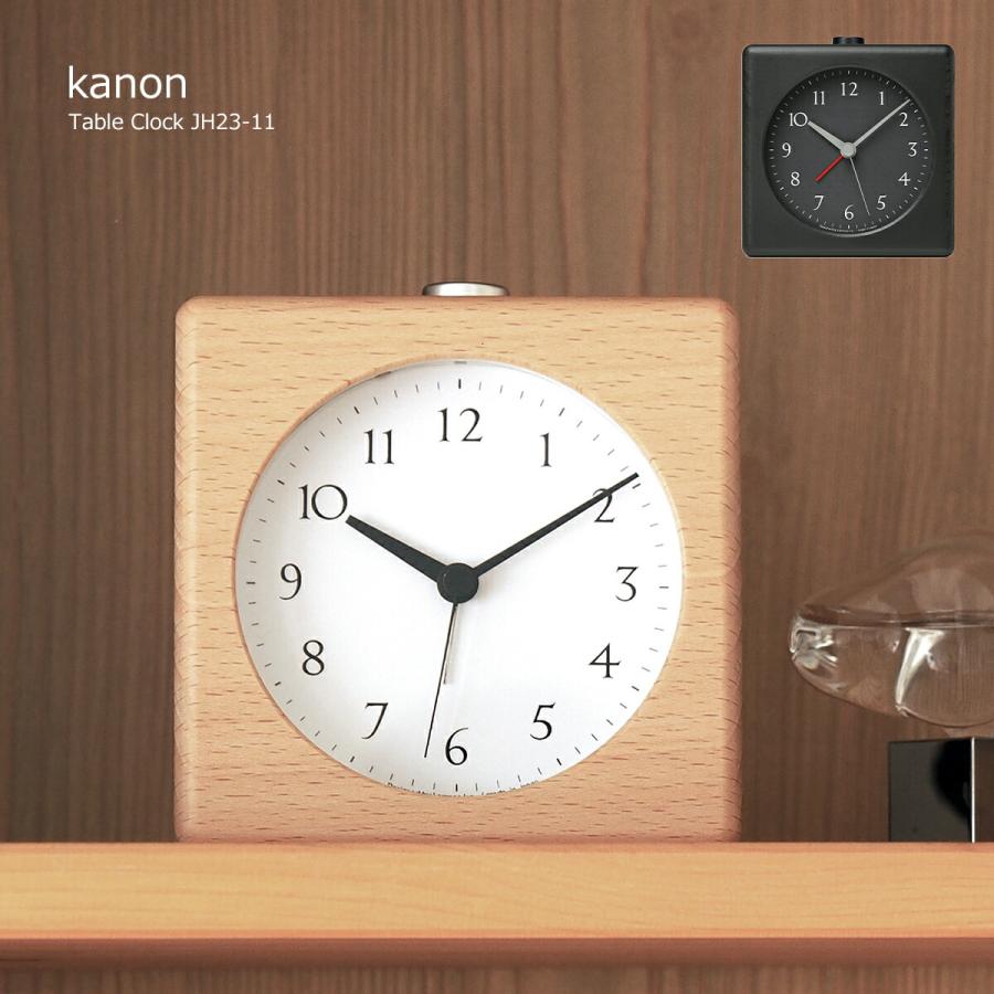 Lemnos（レムノス） 置き時計 おしゃれ 北欧 10cm kanon カノン JH23
