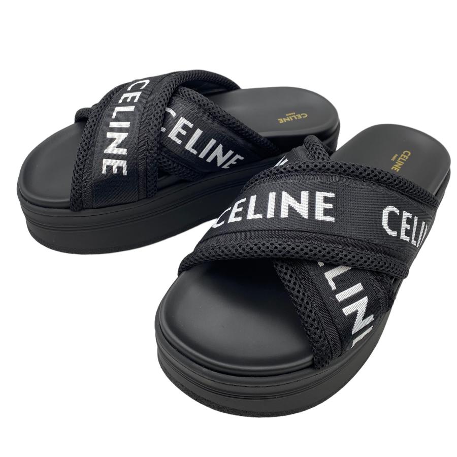 CELINE（セリーヌ） 354412276C.38AB プラットフォーム ロゴサンダル