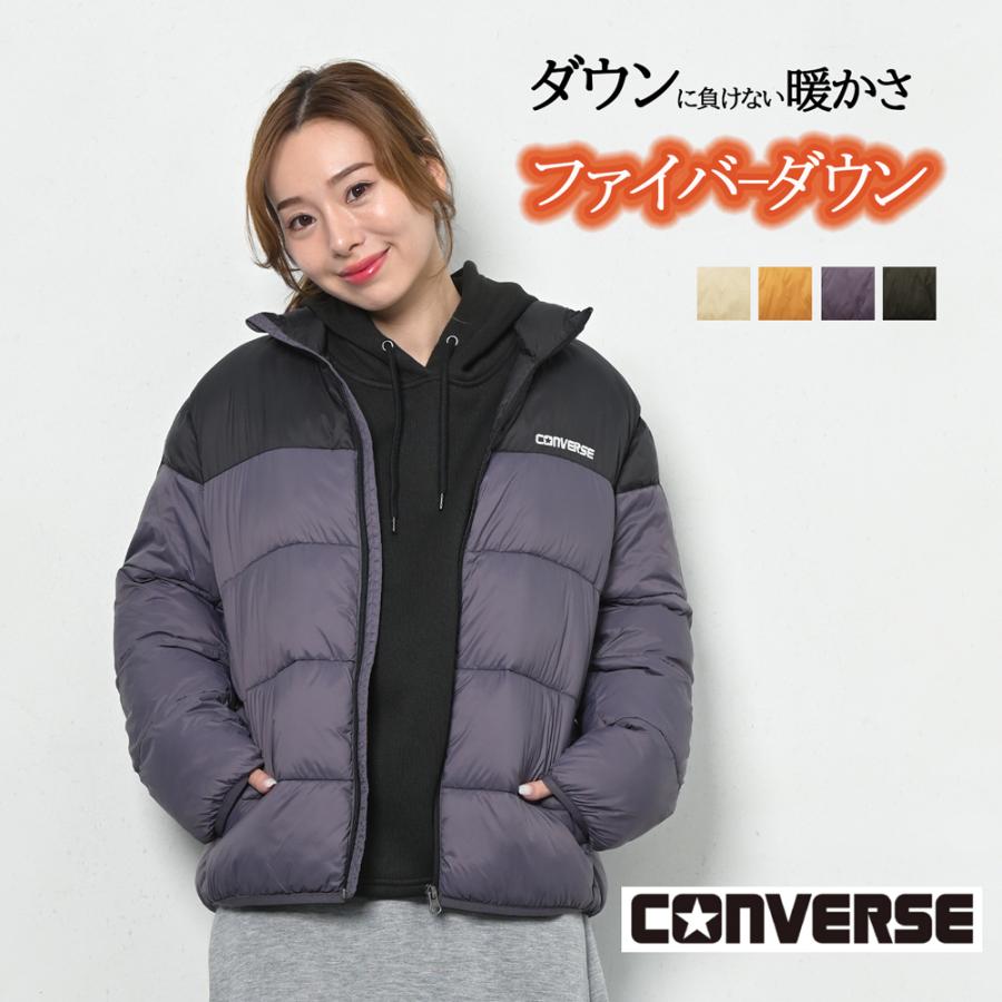 CONVERSE（コンバース） 中綿ジャケット フェイクダウン レディース