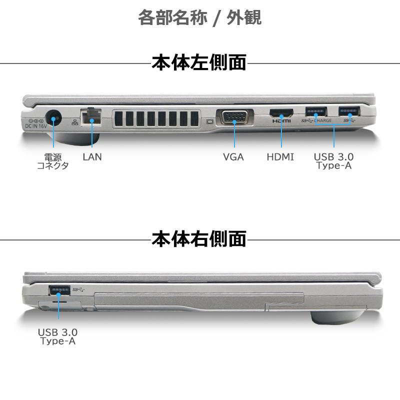 Let's note Panasonic Let's - CF-LX6 高性能 第7世代 Core i5 メモリ