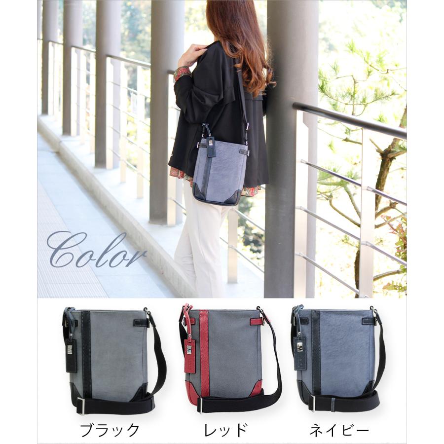 LIME made in japan ショルダーバッグ メンズ レディース 本革 デニム