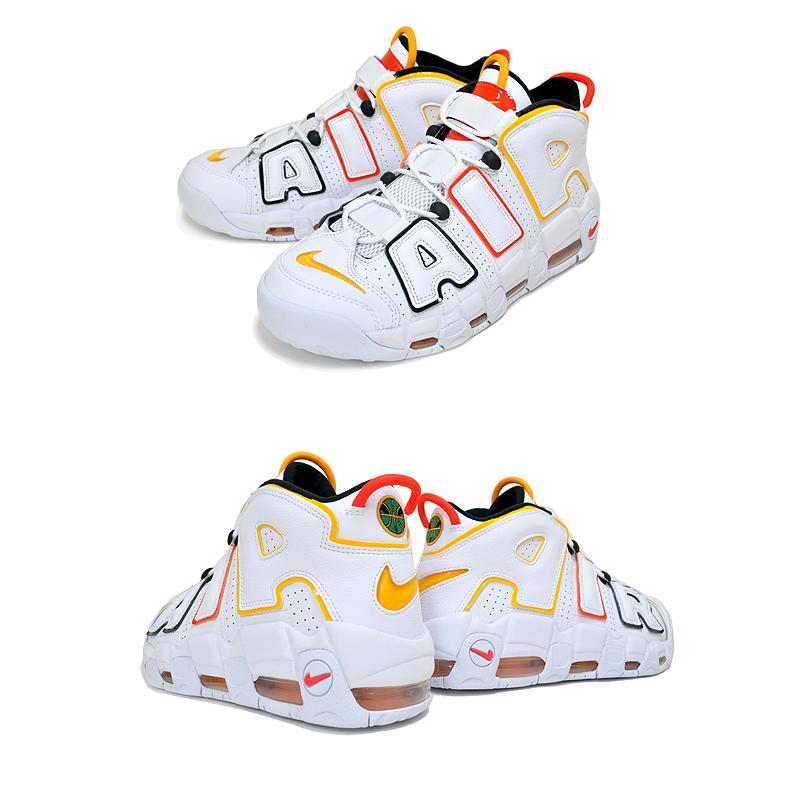NIKE（ナイキ） NIKE AIR MORE UPTEMPO RAYGUNS white/university gold