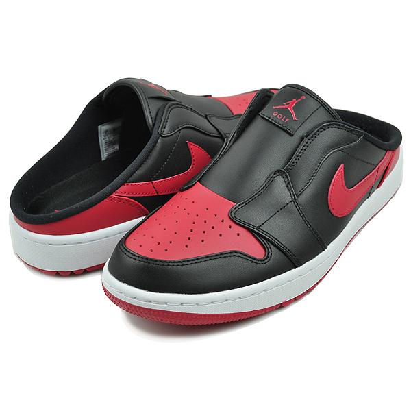エア ジョーダン 1 NIKE AIR JORDAN MULE GOLF black/versity red