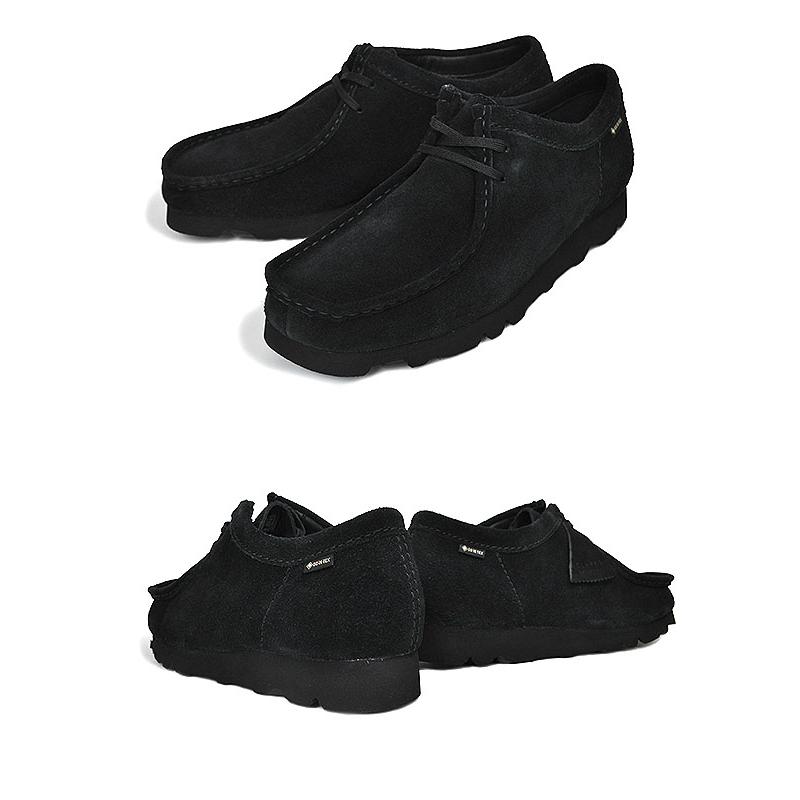 Clarks（クラークス） CLARKS WALLABEE GORE-TEX BLACK SUEDE 26149449