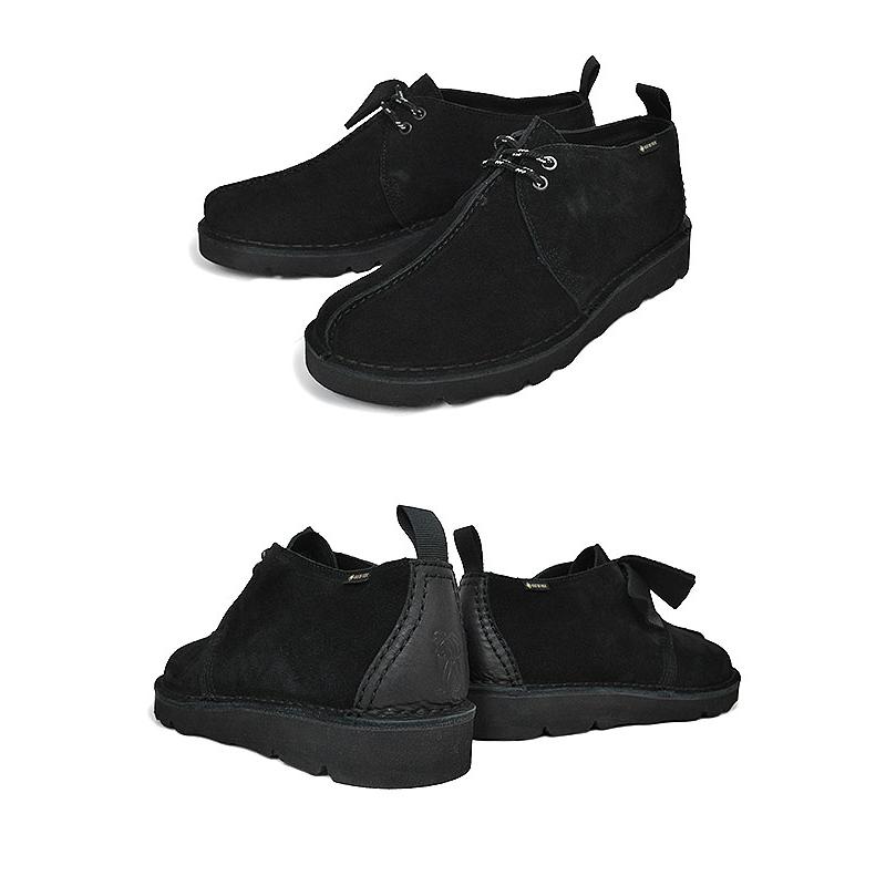 Clarks（クラークス） CLARKS DESERT TREK GORE-TEX BLACK SUEDE FIT G