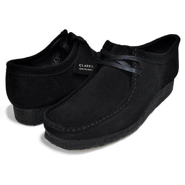 Clarks（クラークス） CLARKS WALLABEE BLACK SUEDE 26155519 ワラビー