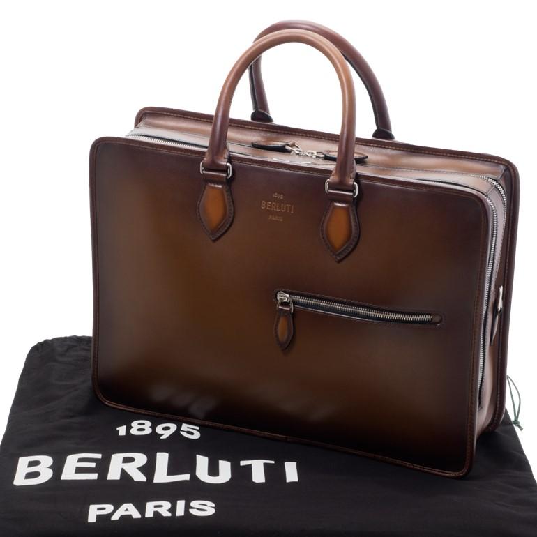 Berluti（ベルルッティ） ドゥジュール レザー ブリーフケース