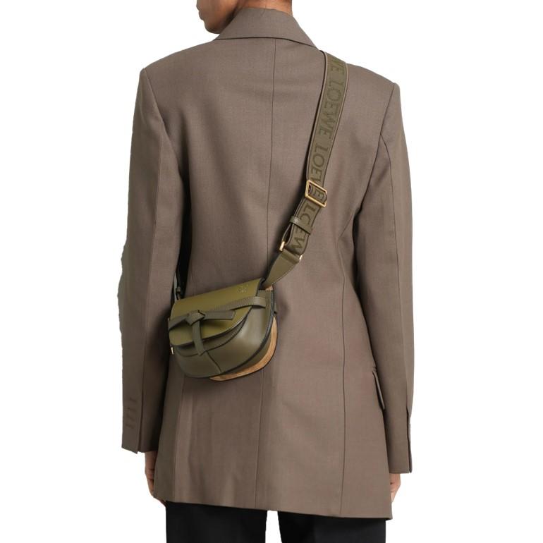 LOEWE（ロエベ） ゲートデュアル バッグ ミニ ソフトカーフ＆ジャ