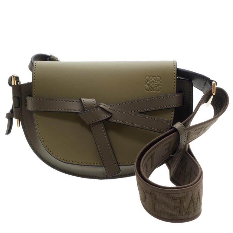 LOEWE（ロエベ） ゲートデュアル バッグ ミニ ソフトカーフ＆ジャ