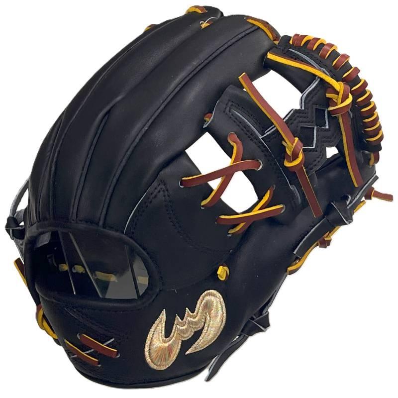 ZEEMS ジームス 硬式野球グローブ 右投げ用 黒 野球グローブ 硬式