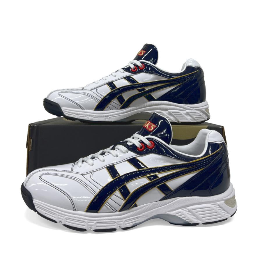 ASICS（アシックス） 【サイズ交換送料無料】ホワイト×ネイビー 野球