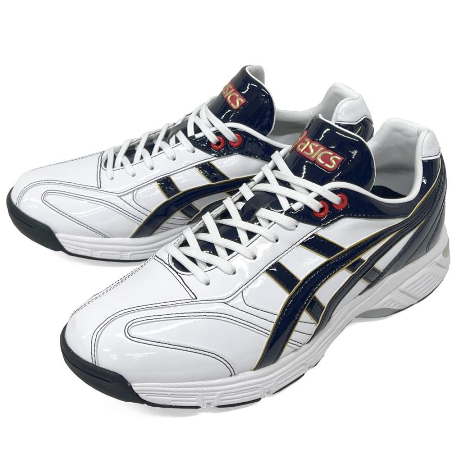 ASICS（アシックス） 【サイズ交換送料無料】ホワイト×ネイビー 野球