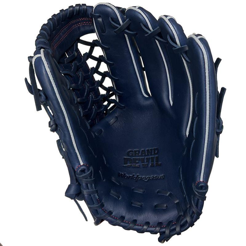 ワールドペガサス（WORLD PEGASUS） ネイビー×縫い糸レッド 野球 軟式