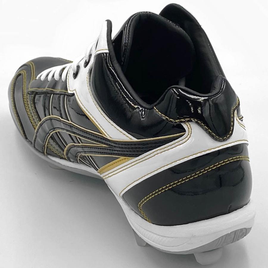 ASICS（アシックス） 【サイズ交換送料無料】ブラック×ゴールド 野球