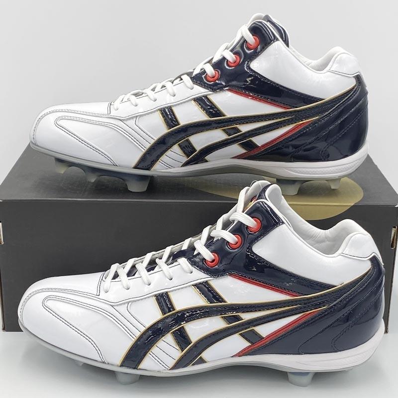 ASICS（アシックス） 【サイズ交換送料無料】ホワイト×ネイビー 野球