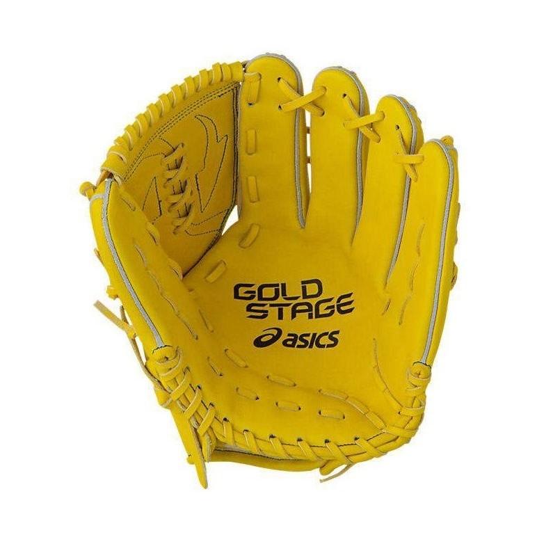 ASICS（アシックス） 野球 軟式グラブ グローブ 投手用 ゴールド