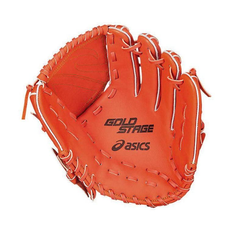 asics ゴールドステージ スピードアクセル 軟式グラブ オレンジ ASICS