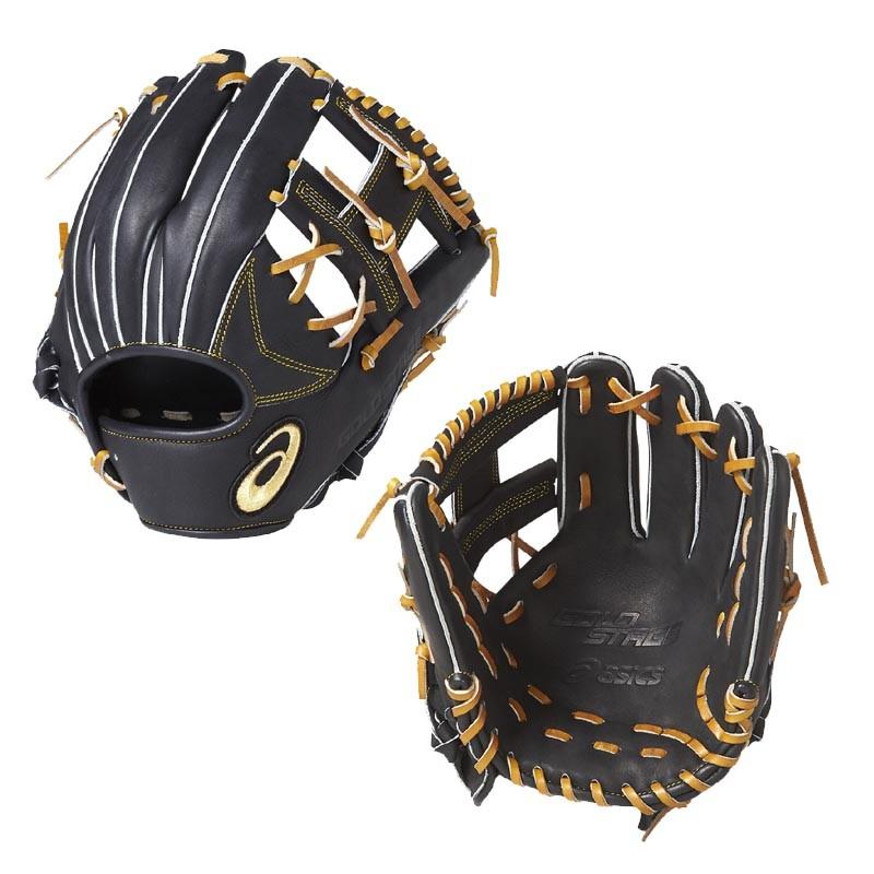 ASICS（アシックス） 野球 軟式グラブ/グローブ 内野手用 ゴールド