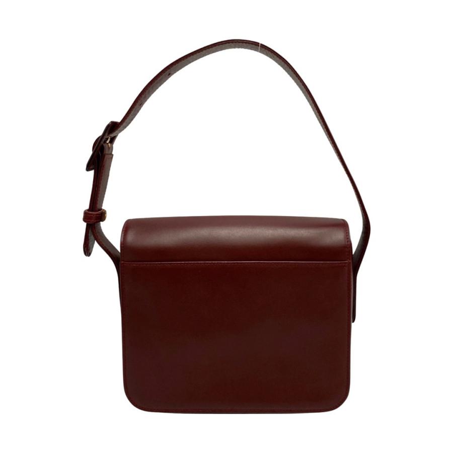 Cartier（カルティエ） 極 美品 マストライン ロゴ レザー 本革 ターン