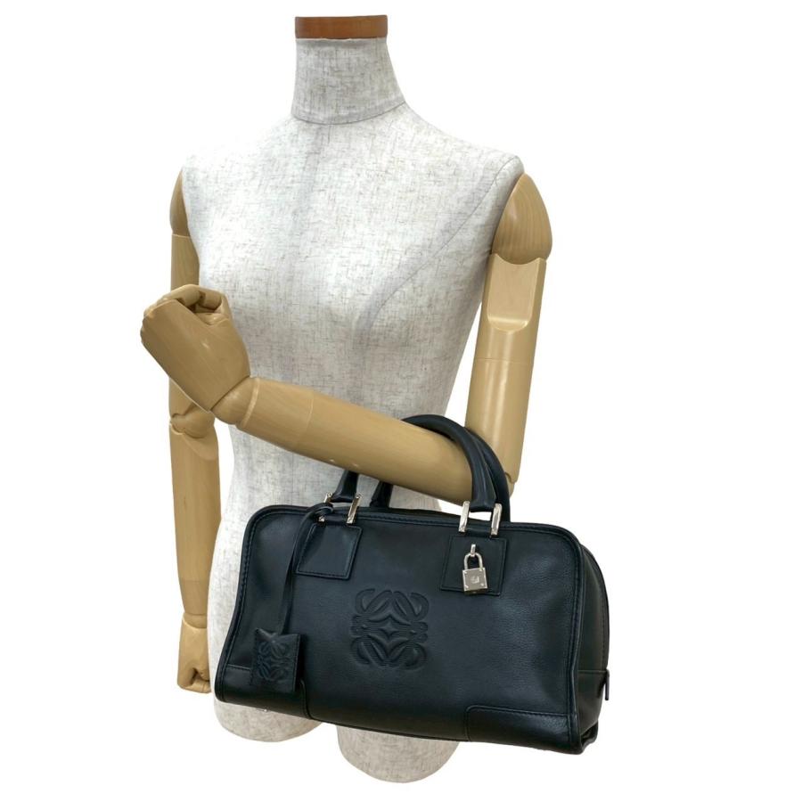 LOEWE（ロエベ） 極 美品 袋 鍵付き アマソナ 28 アナグラム ロゴ 刻印