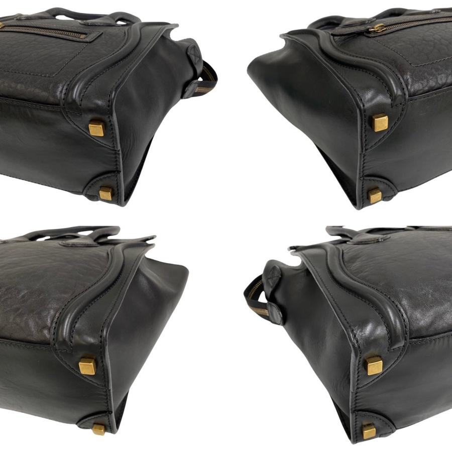 CELINE（セリーヌ） 極 美品 希少品 ラゲージ マイクロショッパー ロゴ