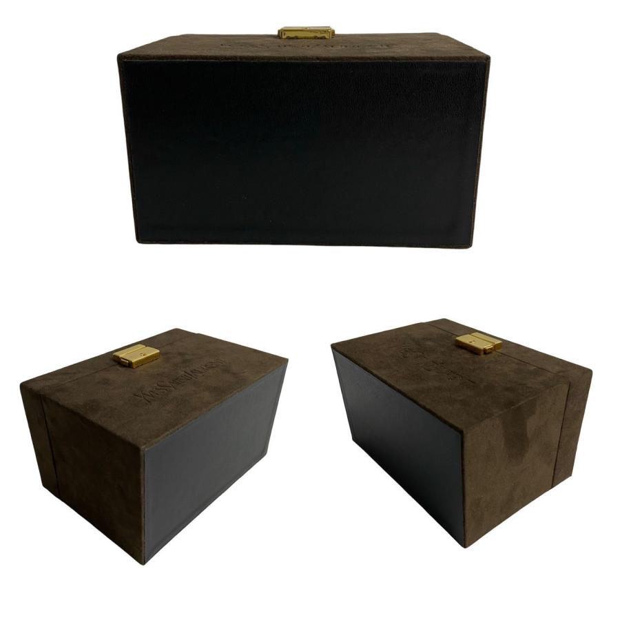 未使用保管品 鍵付き YVES SAINT LAURENT イヴ サンローラン ロゴ