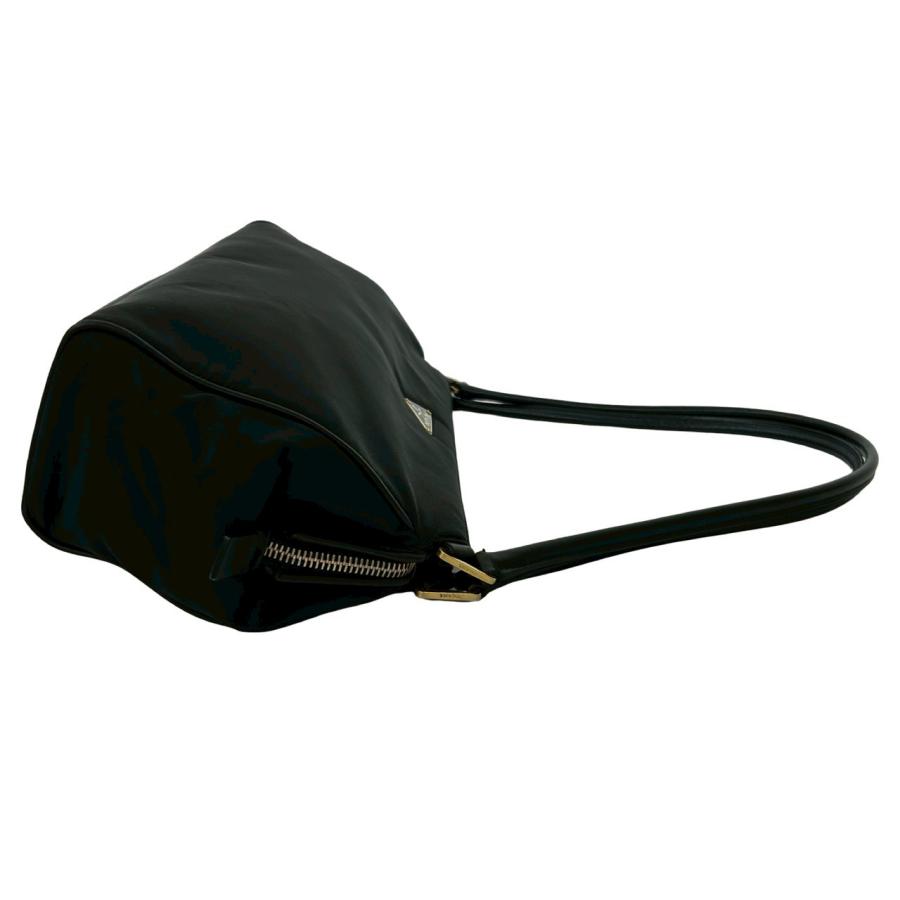 PRADA（プラダ） 極 美品 三角ロゴ 金具 ナイロン レザー 本革 トート