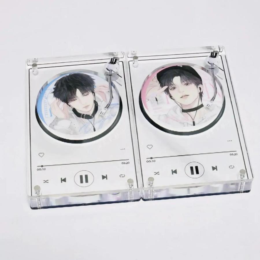 アクリルフレーム ケース キーホルダー 缶バッジ アクスタ アクリル